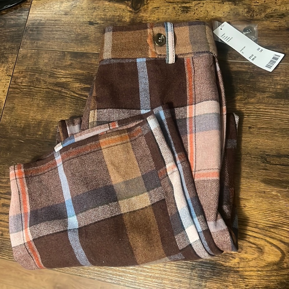 BDG plaid pants NWT